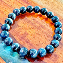 Load image into Gallery viewer, Limited Edition Hawk Eye Aura Shield for Spiritual Growth &amp; Self-Expression 10mm Stretch Bracelet