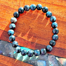 Load image into Gallery viewer, Limited Edition Hawk Eye Aura Shield for Spiritual Growth &amp; Self-Expression 8mm Stretch Bracelet