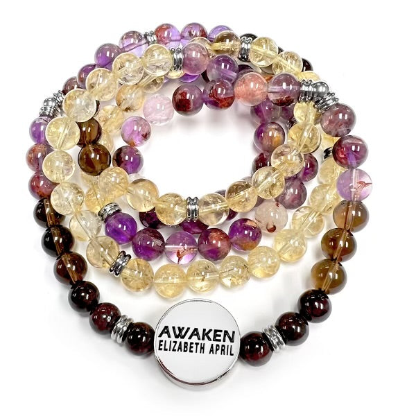 Garnet Prayer Beads Mala  Crystal Life Technology, Inc.