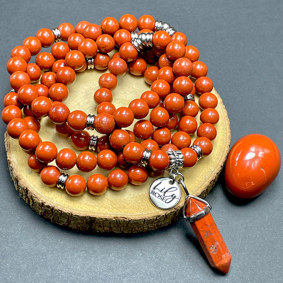 Antique Hexagonal Carnelian Tube Beads